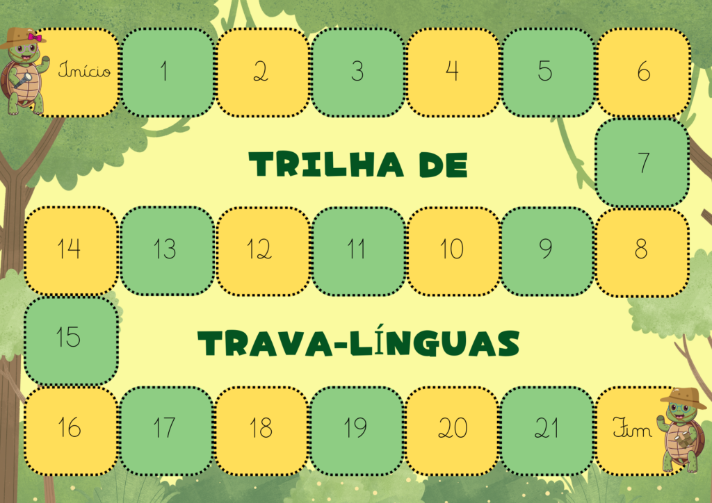 Jogo Trilha de Trava-língua