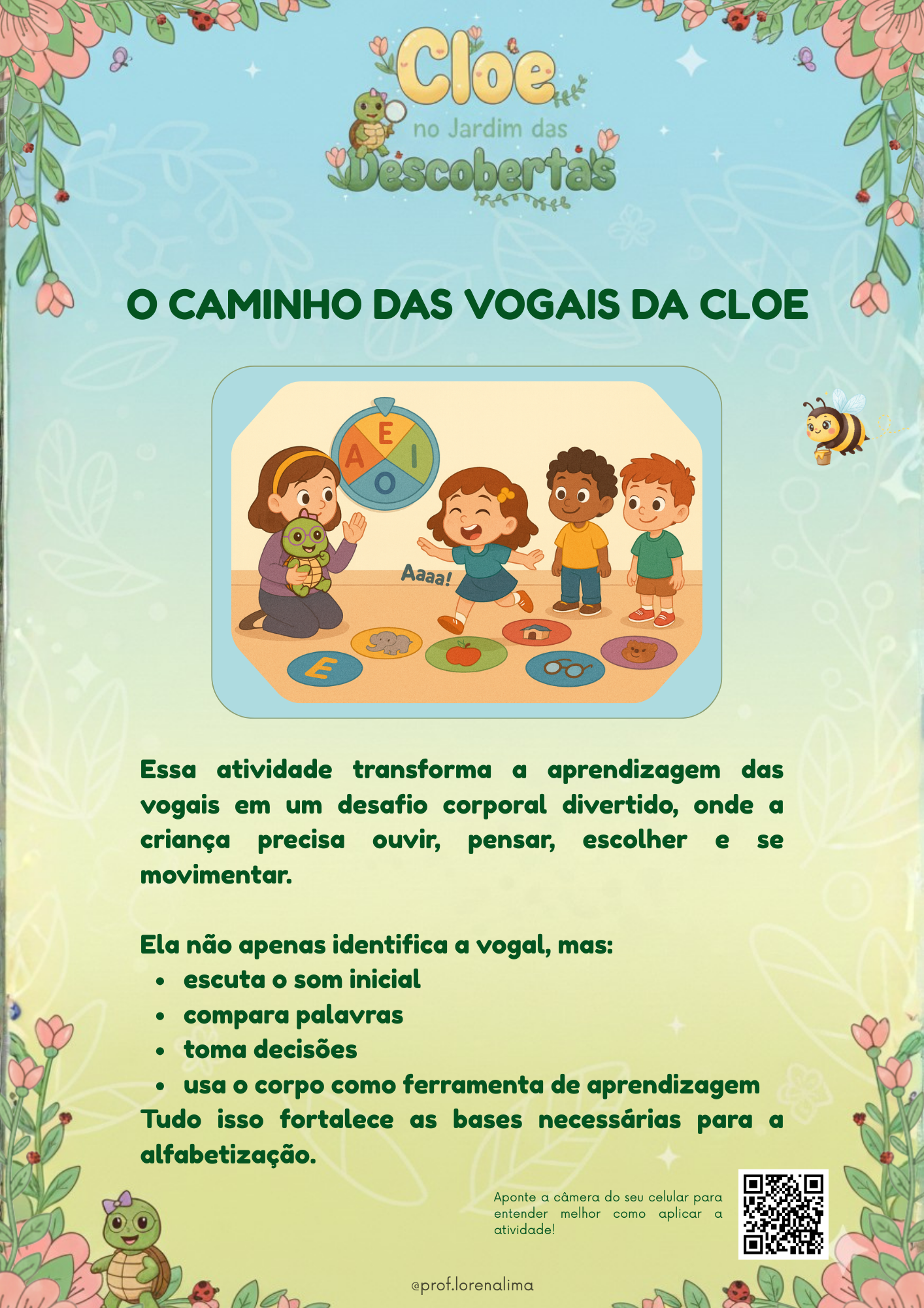 O CAMINHO DAS VOGAIS DA CLOE