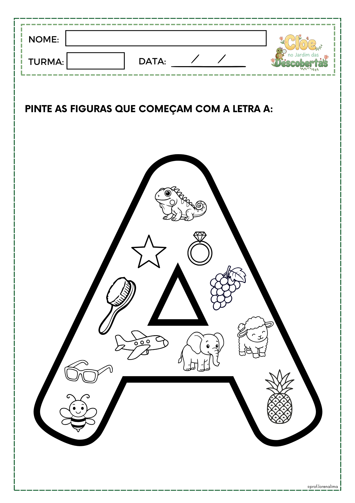 letra A